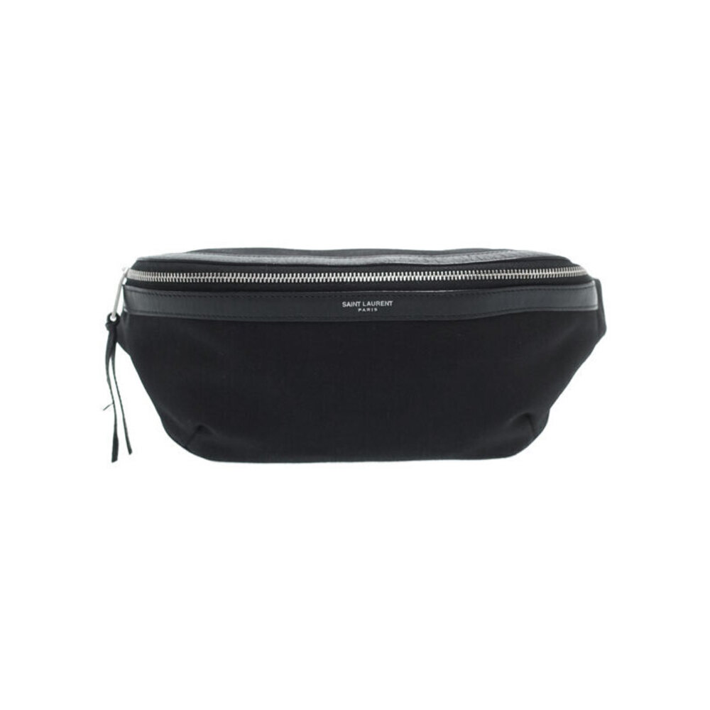 SAINT LAURENT PARIS Belt Crossbody Bum Bag Black